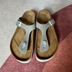 Dove Grey Papillio sandals
